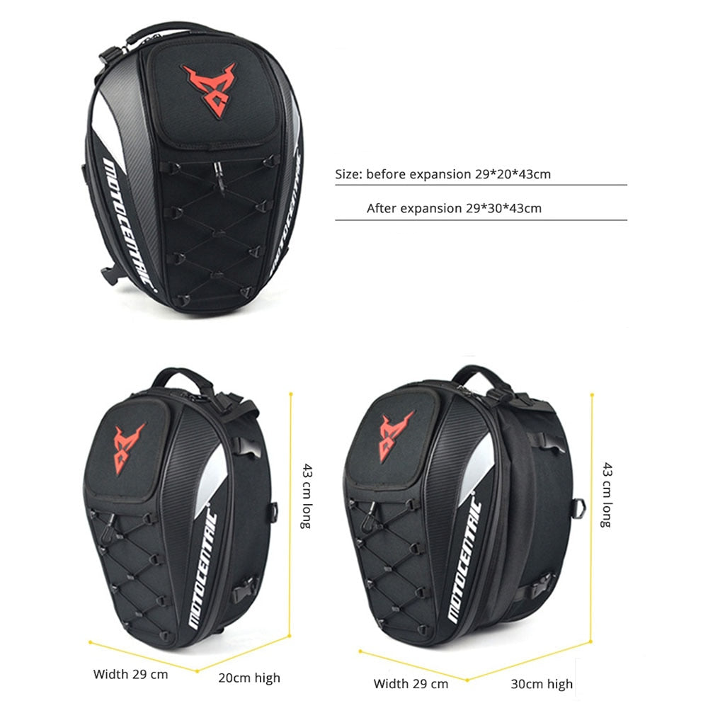Motorcycle Tail Bag and Backpack