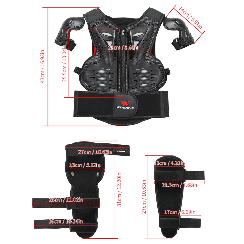 Youth/Kids Protective Body Armor Set